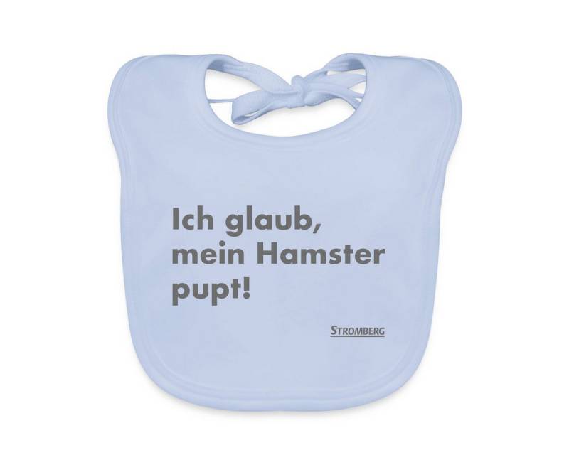 Spreadshirt Lätzchen Stromberg Zitat Ich Glaub, Mein Hamster Pupt Bio Baby Lätzchen Waschba, (1-St) von Spreadshirt