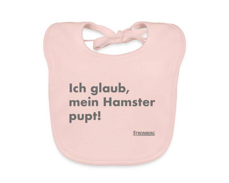 Spreadshirt Lätzchen Stromberg Zitat Ich Glaub, Mein Hamster Pupt Bio Baby Lätzchen Waschba, (1-St) von Spreadshirt