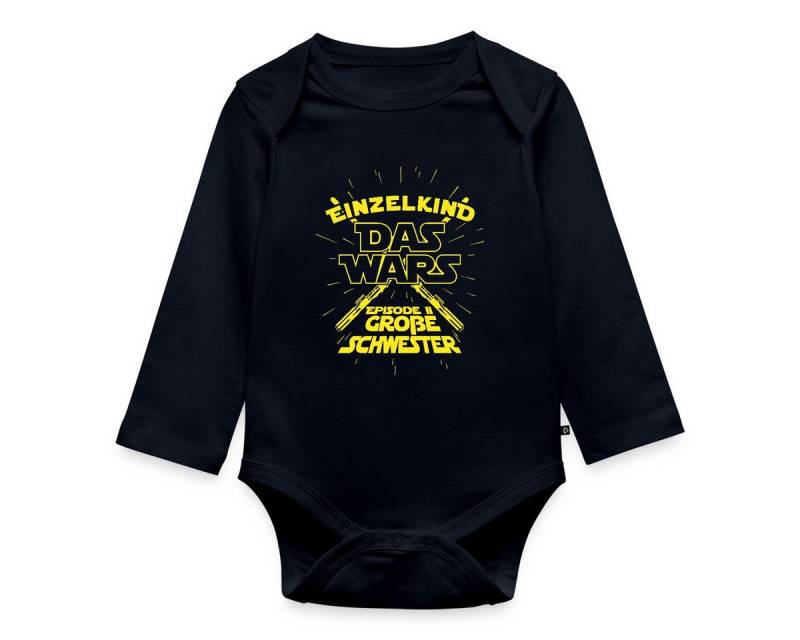Spreadshirt Langarmbody Einzelkind Das Wars Episode 2 Große Schwester Baby Body Langarm (1-tlg) von Spreadshirt
