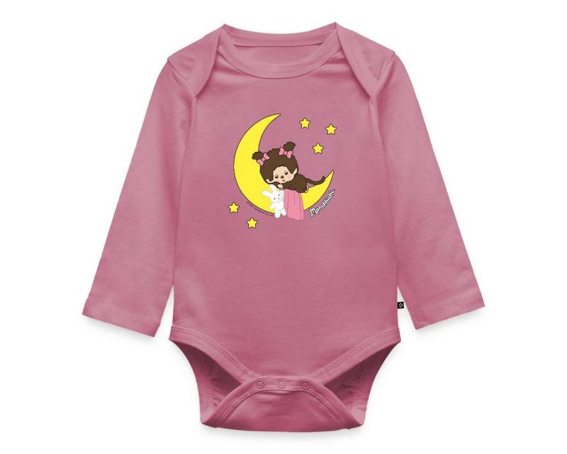 Spreadshirt Langarmbody Monchhichi Sleeping Girl Mond Baby Body Langarm (1-tlg) von Spreadshirt