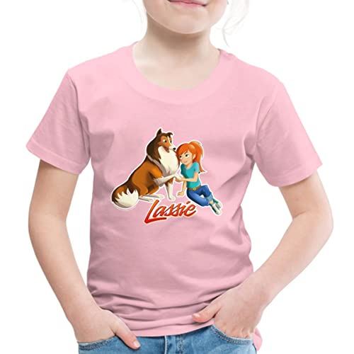 Spreadshirt Lassie Zusammen Mit Zoé Kinder Premium T-Shirt, 110/116 (4 Jahre), Hellrosa von Spreadshirt