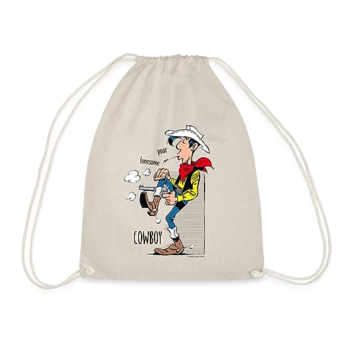 Spreadshirt Lucky Luke Poor Lonesome Cowboy Turnbeutel, One size, Natur von Spreadshirt