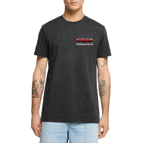 Spreadshirt Märklin Unterwegs Auf H0 Männer Premium T-Shirt, XL, Anthrazit meliert von Spreadshirt