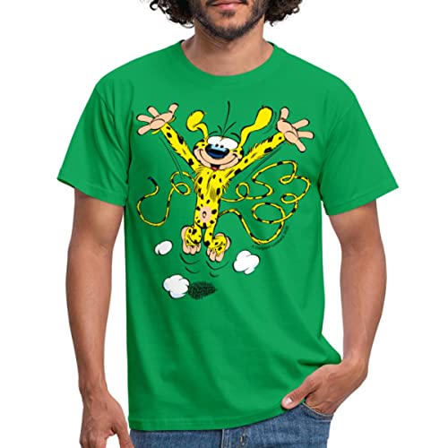 Spreadshirt Marsupilami Happy Männer T-Shirt, 3XL, Kelly Green von Spreadshirt