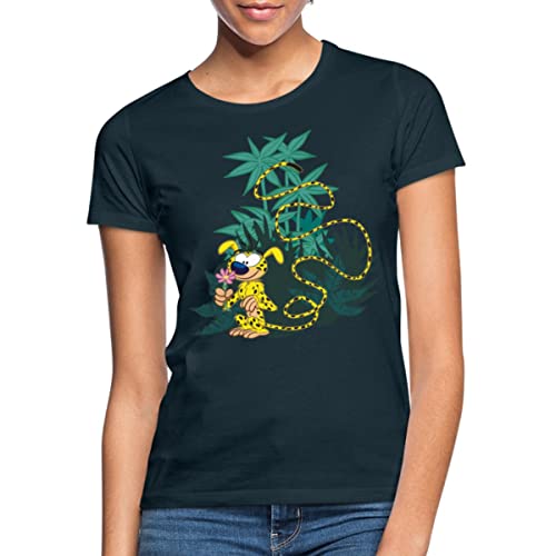 Spreadshirt Marsupilami Im Grünen Frauen T-Shirt, M, Navy von Spreadshirt