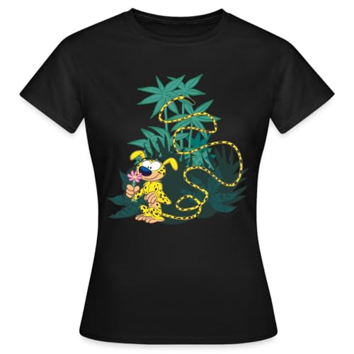 Spreadshirt Marsupilami Im Grünen Frauen T-Shirt, XXL, Schwarz von Spreadshirt