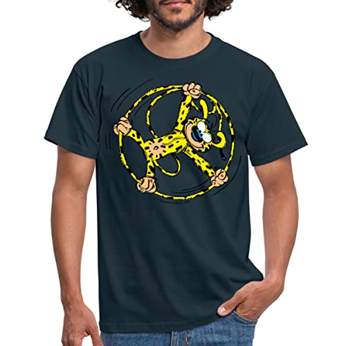 Spreadshirt Marsupilami Rad Männer T-Shirt, S, Navy von Spreadshirt