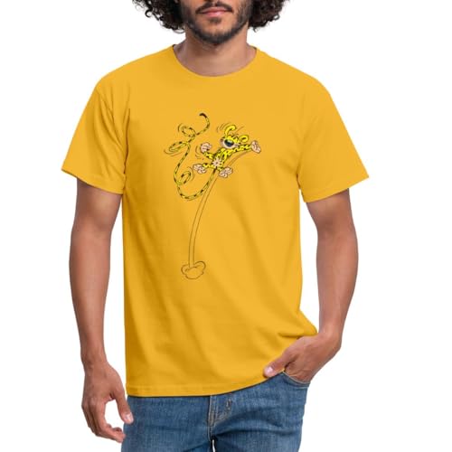 Spreadshirt Marsupilami Springt Am Höchsten Männer T-Shirt, L, Gelb Spreadshirt Marsupilami Springt Am Höchsten Männer T-Shirt, L, Gelb von Spreadshirt