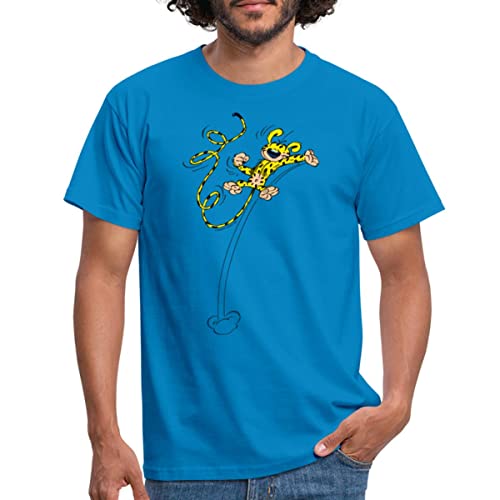 Spreadshirt Marsupilami Springt Am Höchsten Männer T-Shirt, M, Royalblau von Spreadshirt