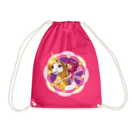 Spreadshirt Mia and Me Einhorn Onchao Und Mia In Centopia Turnbeutel, One size, Fuchsia von Spreadshirt