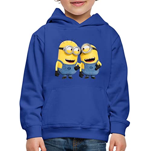 Spreadshirt Minions Phil Und Stuart Lustig Kinder Premium Hoodie, 134/146 (9-11 Jahre), Royalblau von Spreadshirt