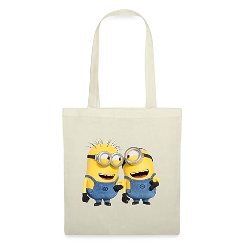 Spreadshirt Minions Phil Und Stuart Lustig Stoffbeutel, One size, Natur von Spreadshirt