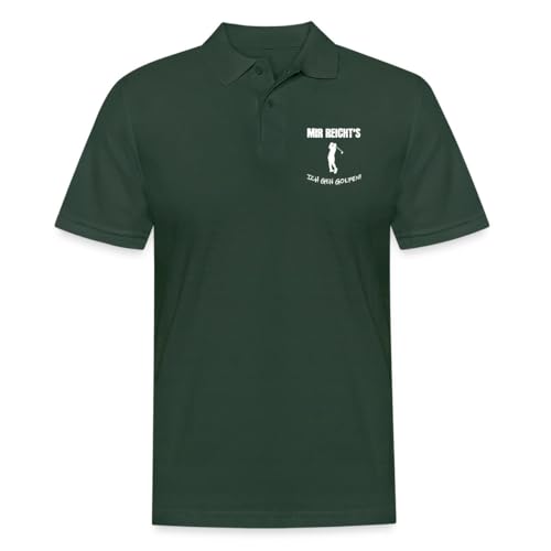 Spreadshirt Mir Reicht´s Ich Gehe Golfen Lustiger Spruch Humor Männer Poloshirt, L, Tannengrün von Spreadshirt