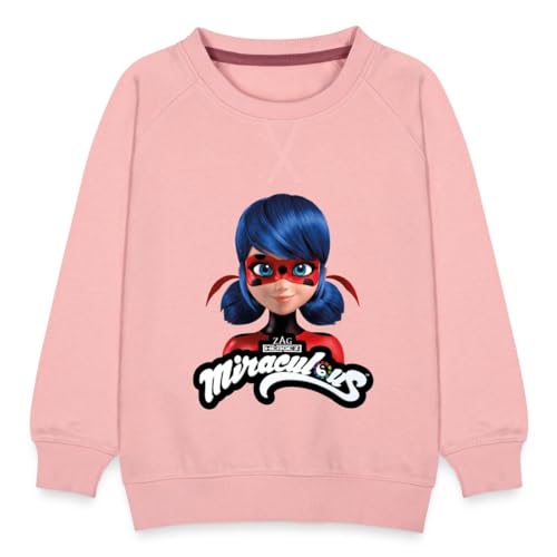 Spreadshirt Miraculous Ladybug Mit Logo Kinder Premium Pullover, 152/164 (12-14 Jahre), Kristallrosa von Spreadshirt