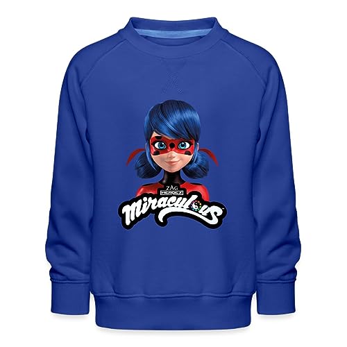 Spreadshirt Miraculous Ladybug Mit Logo Kinder Premium Pullover, 152/164 (12-14 Jahre), Royalblau von Spreadshirt