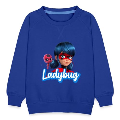 Spreadshirt Miraculous Ladybug Tikki Kinder Premium Pullover, 134/146 (9-11 Jahre), Royalblau von Spreadshirt