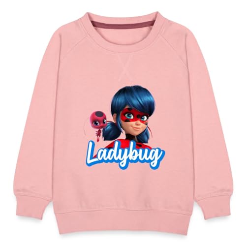Spreadshirt Miraculous Ladybug Tikki Kinder Premium Pullover, 152/164 (12-14 Jahre), Kristallrosa von Spreadshirt
