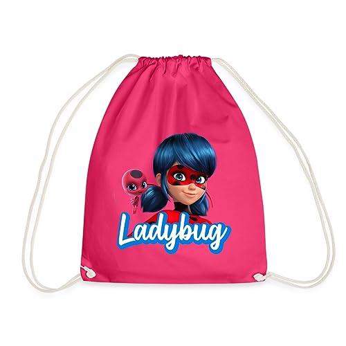 Spreadshirt Miraculous Ladybug Tikki Turnbeutel, One size, Fuchsia von Spreadshirt