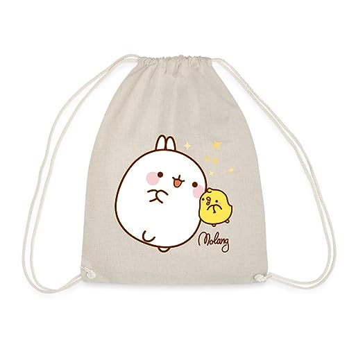 Spreadshirt Molang Piu Piu Sterne Turnbeutel, One size, Natur von Spreadshirt