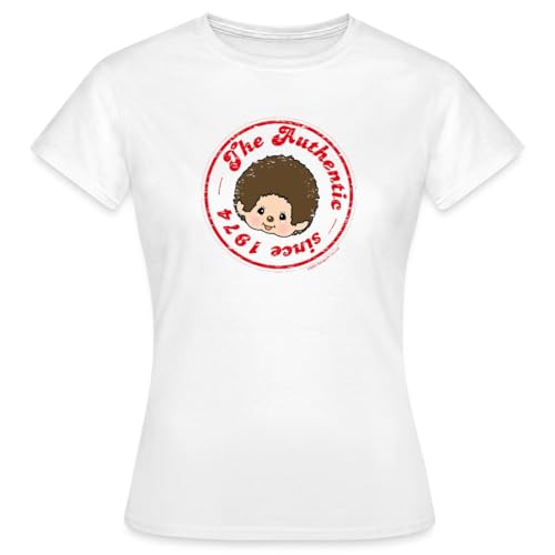 Spreadshirt Monchhichi Vintage Logo Frauen T-Shirt, M, Weiß Spreadshirt Monchhichi Vintage Logo Frauen T-Shirt, M, Weiß von Spreadshirt