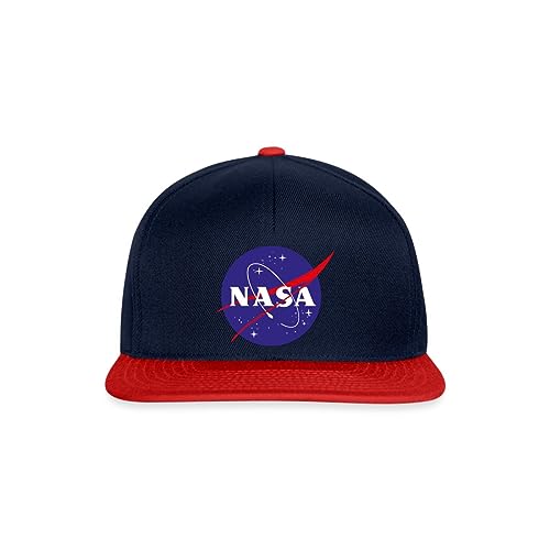 Spreadshirt NASA Classic Logo Snapback Cap, One Size, Navy/Rot von Spreadshirt