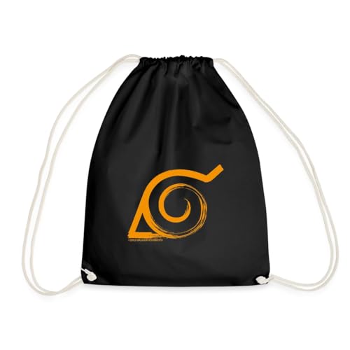 Spreadshirt Naruto Symbol Des Hidden Leaf Village Turnbeutel, One size, Schwarz von Spreadshirt