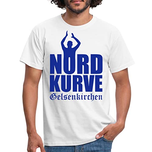 Spreadshirt Nordkurve Gelsenkirchen Fan Männer T-Shirt, M, weiß von Spreadshirt