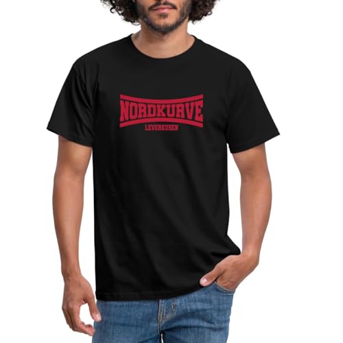 Spreadshirt Nordkurve Leverkusen Fanartikel Männer T-Shirt, L, Schwarz von Spreadshirt
