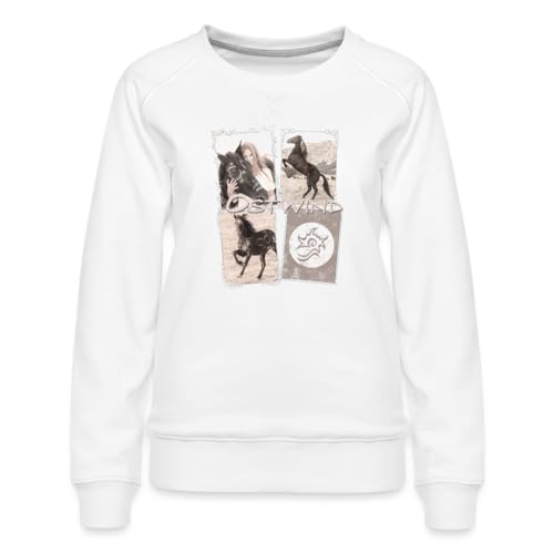 Spreadshirt OSTWIND Aufbruch Nach Ora Collage Frauen Premium Pullover, S, weiß von Spreadshirt