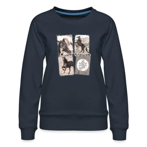 Spreadshirt OSTWIND Aufbruch Nach Ora Collage Frauen Premium Pullover, XXL, Navy von Spreadshirt