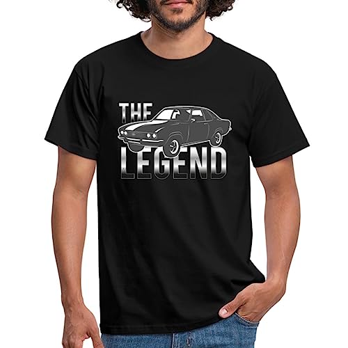 Spreadshirt Opel Manta The Legend Männer T-Shirt, 3XL, Schwarz von Spreadshirt