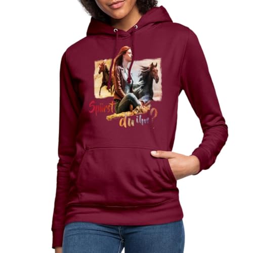 Spreadshirt Ostwind Der Große Orkan Spürst Du Ihn Kacheln Frauen Hoodie, S, Bordeaux Spreadshirt Ostwind Der Große Orkan Spürst Du Ihn Kacheln Frauen Hoodie, S, Bordeaux von Spreadshirt