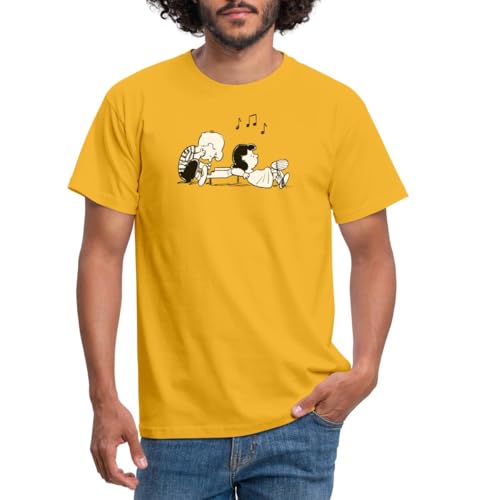 Spreadshirt Peanuts Schroeder Und Lucy Männer T-Shirt, XXL, Gelb Spreadshirt Peanuts Schroeder Und Lucy Männer T-Shirt, XXL, Gelb von Spreadshirt