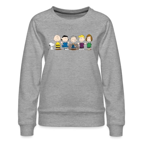 Spreadshirt Peanuts Snoopy Und Seine Freunde Frauen Premium Pullover, L, Grau meliert Spreadshirt Peanuts Snoopy Und Seine Freunde Frauen Premium Pullover, L, Grau meliert von Spreadshirt
