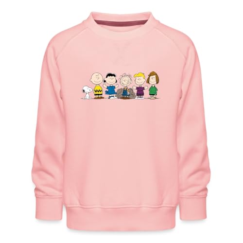 Spreadshirt Peanuts Snoopy Und Seine Freunde Kinder Premium Pullover, 152/164 (12-14 Jahre), Kristallrosa von Spreadshirt