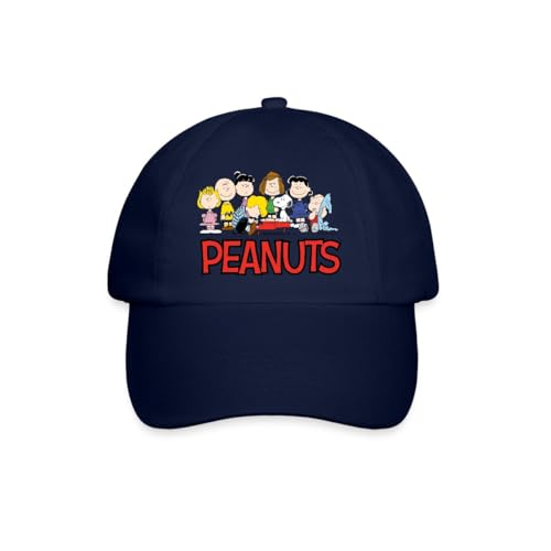 Spreadshirt Peanuts Snoopy Und Seine Freunde Logo Baseballkappe, One Size, Blau/Blau von Spreadshirt