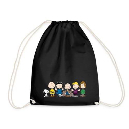 Spreadshirt Peanuts Snoopy Und Seine Freunde Turnbeutel, One size, Schwarz von Spreadshirt