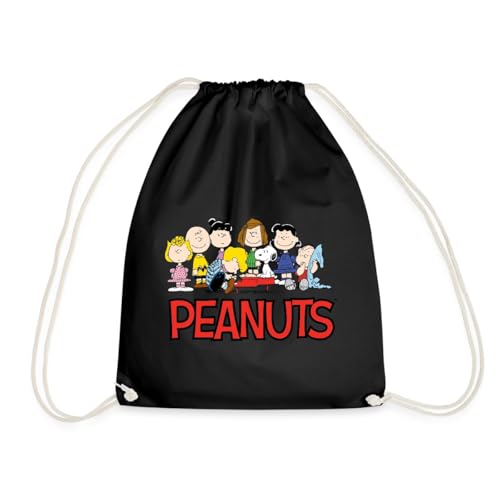 Spreadshirt Peanuts Snoppy Und Friends Turnbeutel, One size, Schwarz von Spreadshirt