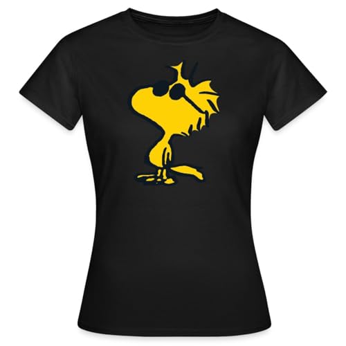 Spreadshirt Peanuts Woodstock Sonnenbrille Cool Frauen T-Shirt, L, Schwarz Spreadshirt Peanuts Woodstock Sonnenbrille Cool Frauen T-Shirt, L, Schwarz von Spreadshirt