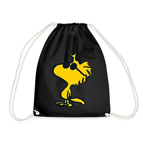 Spreadshirt Peanuts Woodstock Sonnenbrille Cool Turnbeutel, One size, Schwarz von Spreadshirt