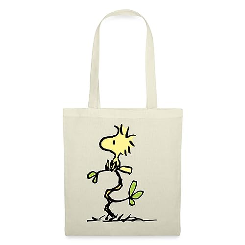 Spreadshirt Peanuts Woodstock Stoffbeutel, One size, Natur von Spreadshirt