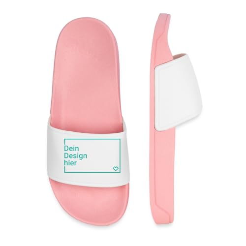 Spreadshirt Personalisierte Badelatschen | Badeschlappen Selbst Gestalten Mit Foto Oder Text Männer Badelatschen, 42, Hellrosa Spreadshirt Personalisierte Badelatschen | Badeschlappen Selbst Gestalten Mit Foto Oder Text Männer Badelatschen, 42, Hellrosa von Spreadshirt