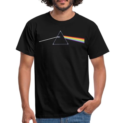 Spreadshirt Pink Floyd The Dark Side of The Moon Männer T-Shirt, 4XL, Schwarz von Spreadshirt