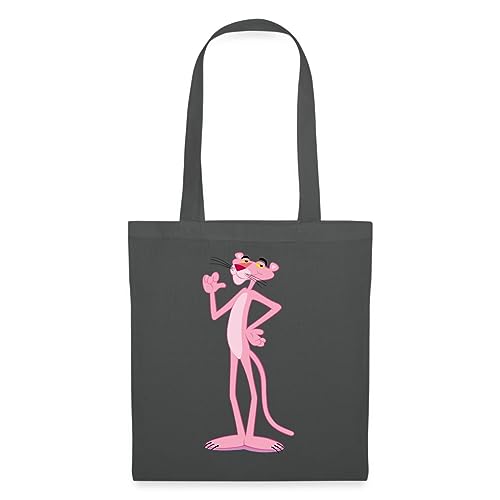 Spreadshirt Pink Panther Paulchen Pose Richtig Cool Stoffbeutel, One size, Graphite von Spreadshirt