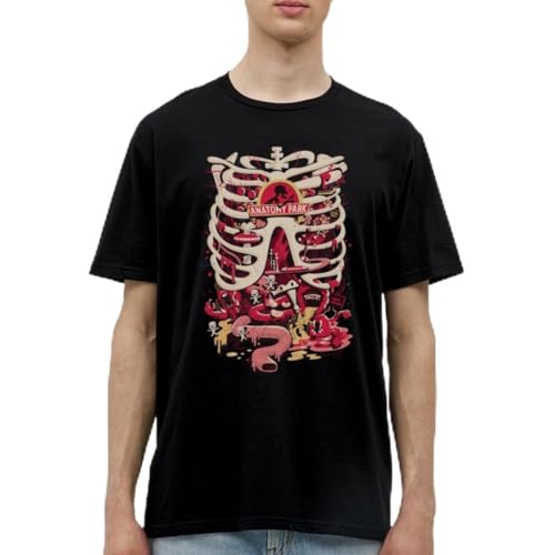 Spreadshirt Rick and Morty Anatomy Park Vergnügungspark Männer T-Shirt, 4XL, Schwarz von Spreadshirt