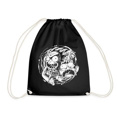 Spreadshirt Rick and Morty Reisen In Andere Dimensionen Turnbeutel, One size, Schwarz von Spreadshirt