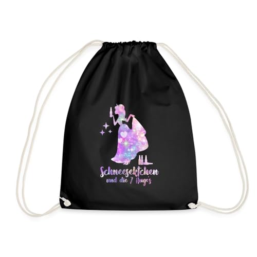 Spreadshirt Schneesektchen Und Die Sieben Hugos JGA Turnbeutel, One size, Schwarz von Spreadshirt