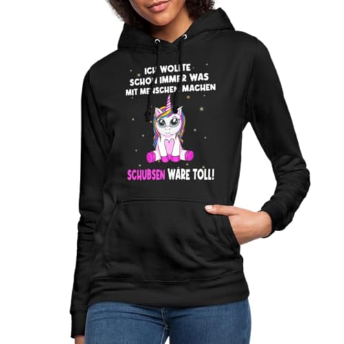 Spreadshirt Schon Immer was Mit Menschen Machen Einhorn Lustiger Spruch Frauen Hoodie, XL, Schwarz Spreadshirt Schon Immer was Mit Menschen Machen Einhorn Lustiger Spruch Frauen Hoodie, XL, Schwarz von Spreadshirt