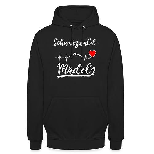 Spreadshirt Schwarzwald Mädel Lustiges Schwarzwald Geschenk Frauen Unisex Hoodie, S, Schwarz von Spreadshirt