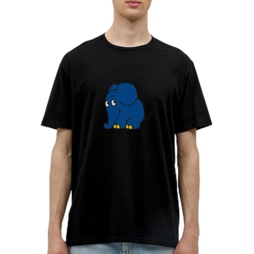 Spreadshirt Sendung Mit Der Maus Kleiner Elefant Stehend Männer T-Shirt, XXL, Schwarz von Spreadshirt